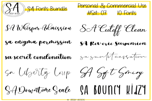 Script and Handwritten Bundle 7 Font - Featured Image
