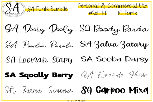 Script and Handwritten Bundle 14 Font - Featured Image