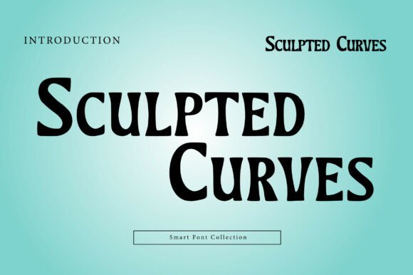 Sculpted Curves Font - Featured Image