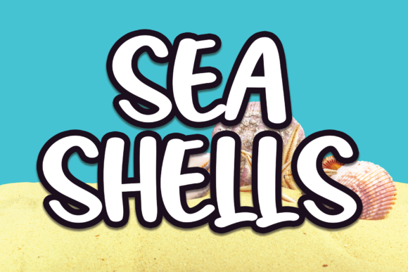 Sea Shells Font - Featured Image