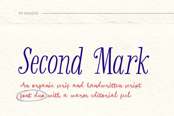 Second Mark Duo Font - Featured Image