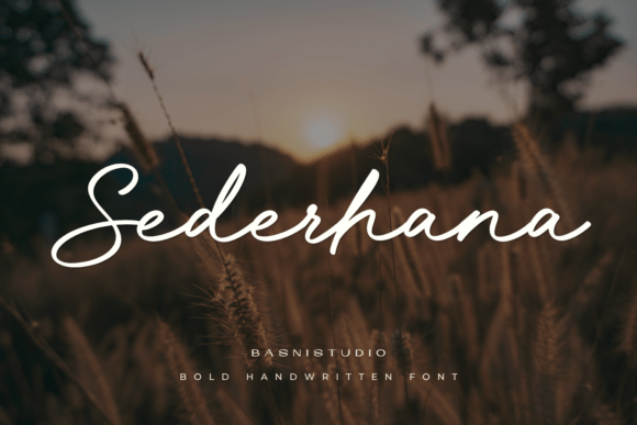 Sederhana Font - Featured Image