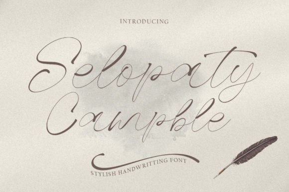Selopaty Campble Font - Featured Image