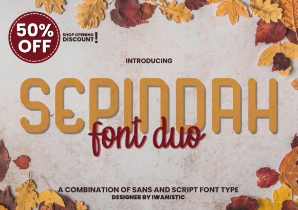 Sepindah Duo Font - Featured Image