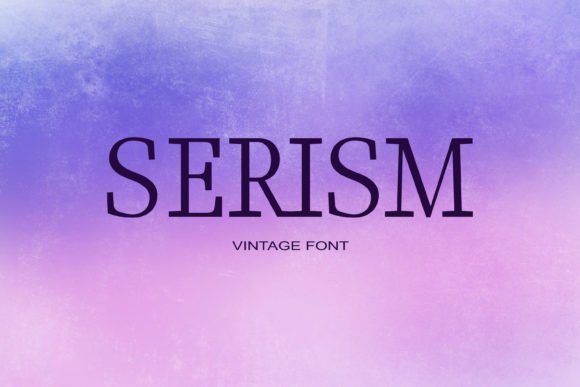 Serism Font - Featured Image