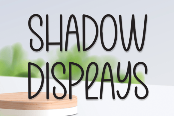 Shadow Displays Font - Featured Image