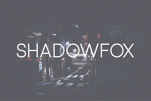 Shadowfox Font - Featured Image