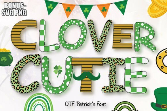 Shamrock Alphabets Font - Featured Image
