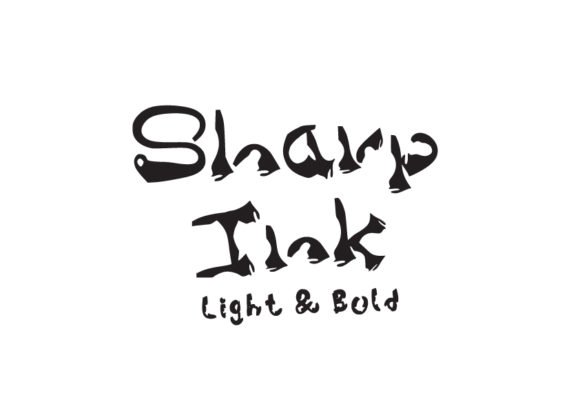 Sharp Ink Font - Featured Image