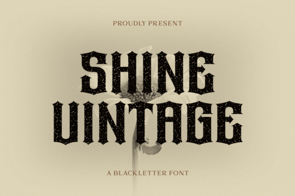 Shine Vintage Font - Featured Image