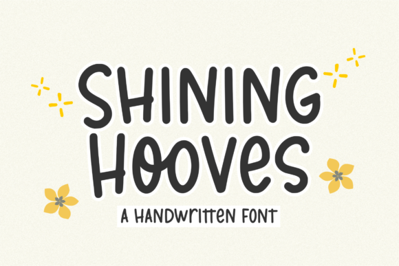 Shining Hooves Font - Featured Image