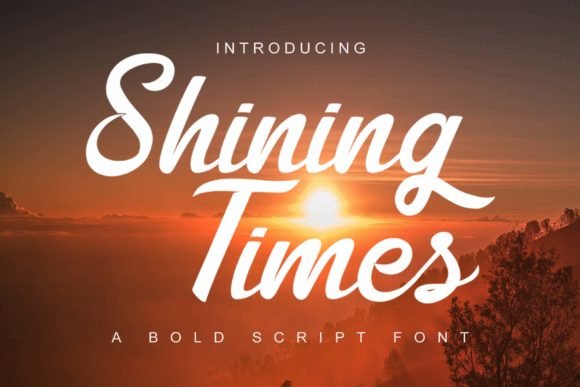 Shining Times Font - Featured Image
