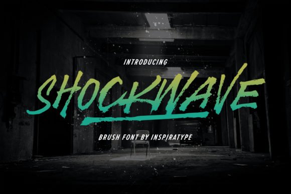 Shockwave - Brush Font - Featured Image