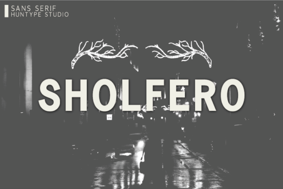 Sholfero Font - Featured Image