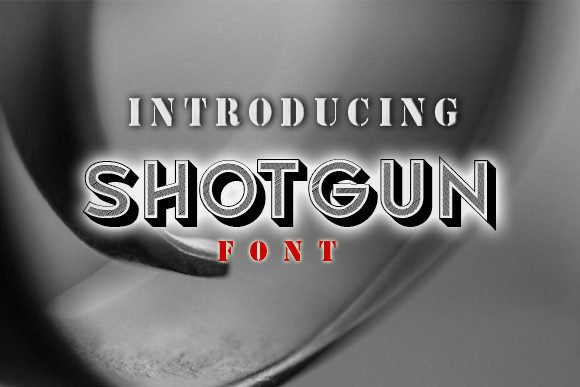Shotgun Font - Featured Image