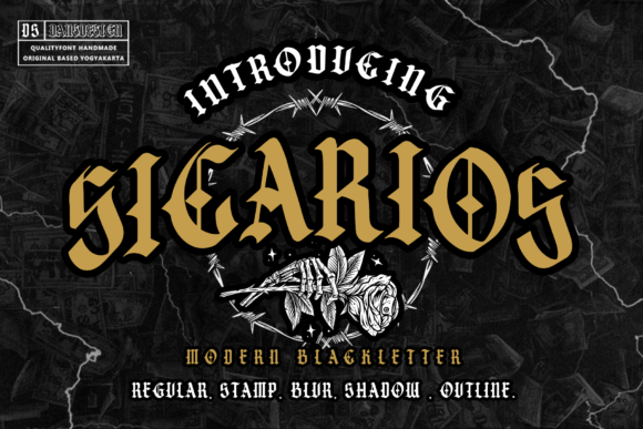 Sicarios Font - Featured Image