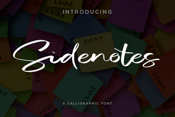 Sidenotes Font - Featured Image