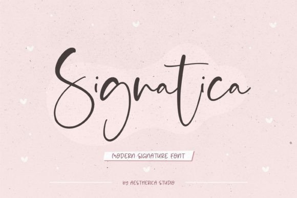 Signatica Font - Featured Image