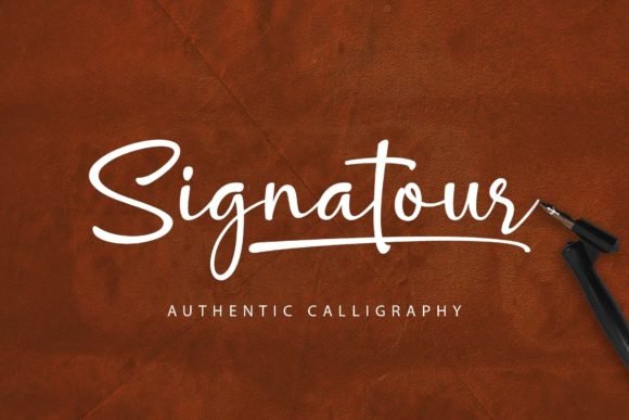 Signatour Font - Featured Image