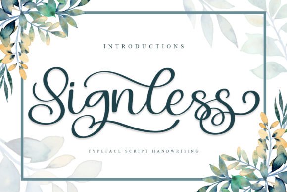 Signless Font - Featured Image