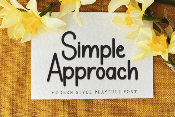 Simple Approach Font - Featured Image