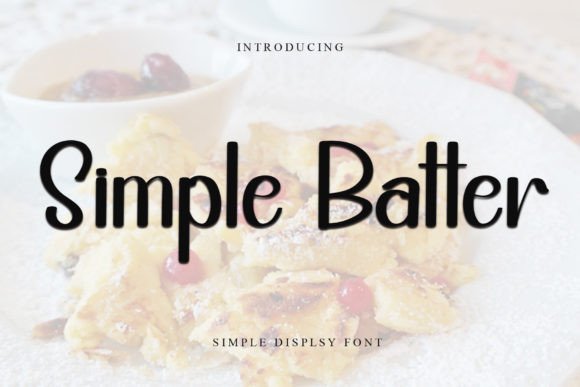 Simple Batter Font - Featured Image