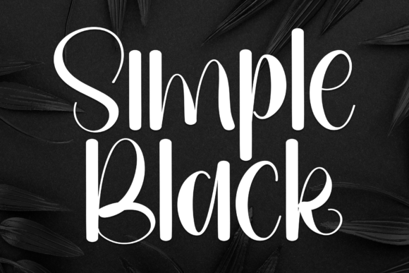 Simple Black Font - Featured Image