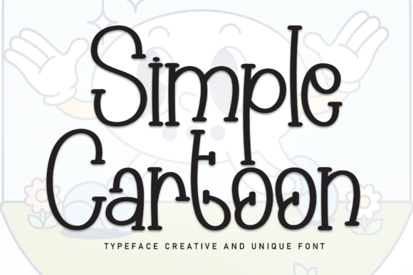 Simple Cartoon Font - Featured Image