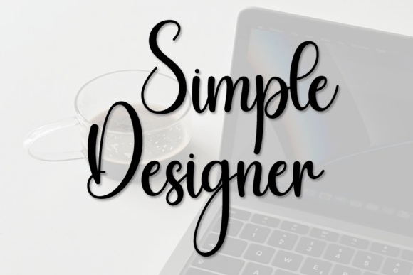 Simple Designer Font - Featured Image