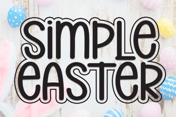 Simple Easter Font - Featured Image