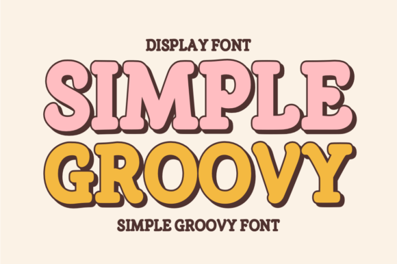 Simple Groovy Font - Featured Image