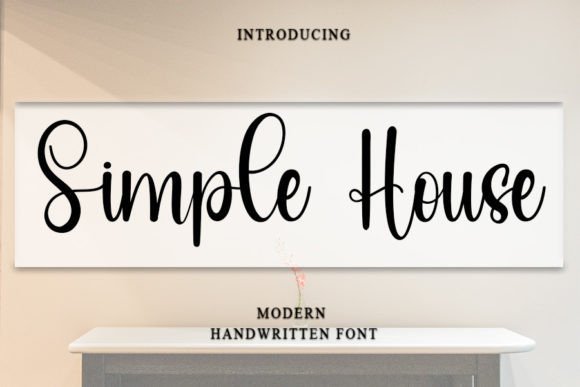 Simple House Font - Featured Image