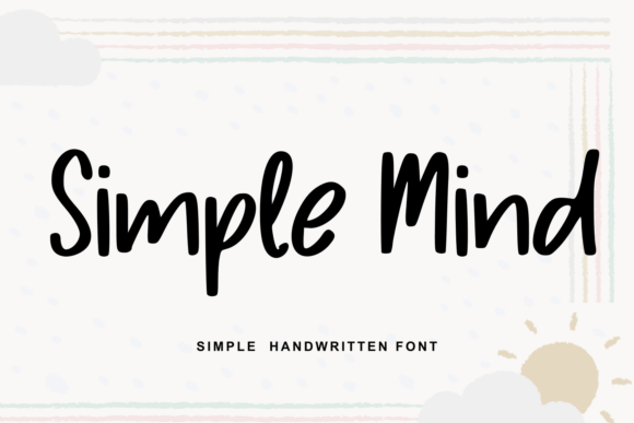 Simple Mind Font - Featured Image