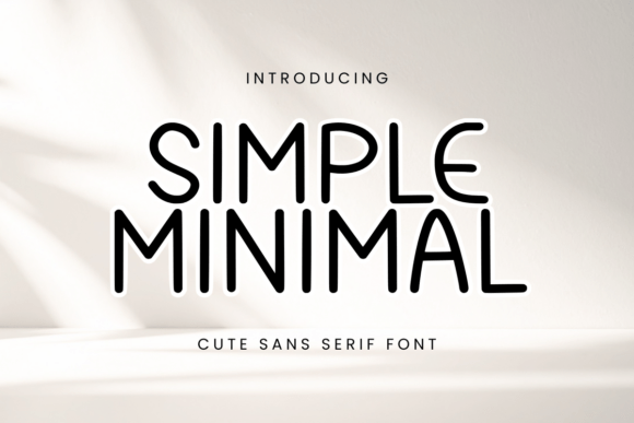 Simple Minimal Font - Featured Image