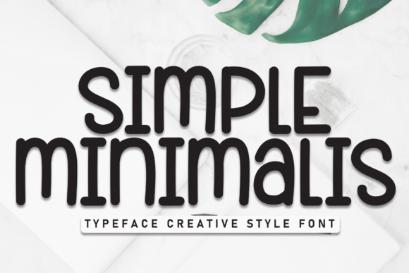 Simple Minimalis Font - Featured Image