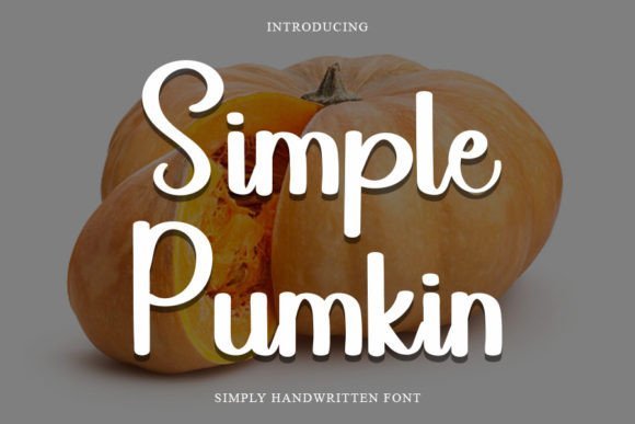 Simple Pumkin Font - Featured Image