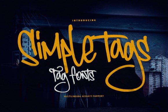 Simple Tags Font - Featured Image