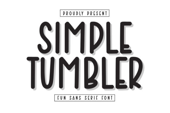 Simple Tumbler Font - Featured Image