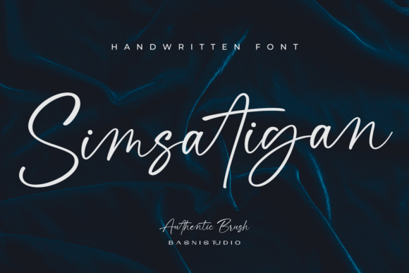 Simsatigan Font - Featured Image