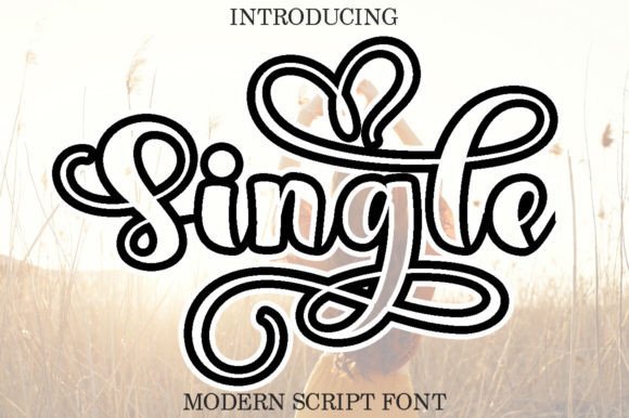 Single Outline Font - Featured Image