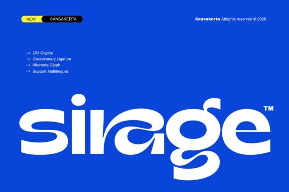 Sirage Font - Featured Image