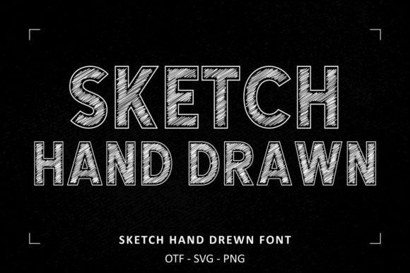 Sketched Hand Drawn Font - Featured Image