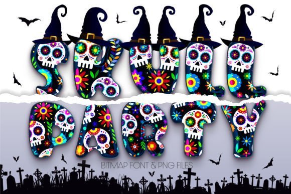 Skull Party Font - Featured Image
