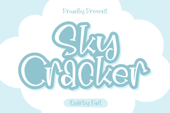 Sky Cracker Font - Featured Image