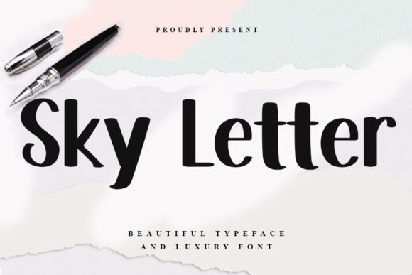 Sky Letter Font - Featured Image