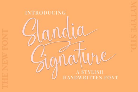 Slandia Signature Font - Featured Image