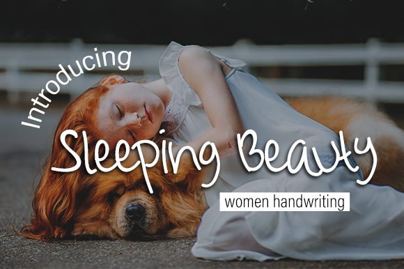 Sleeping Beauty Font - Featured Image