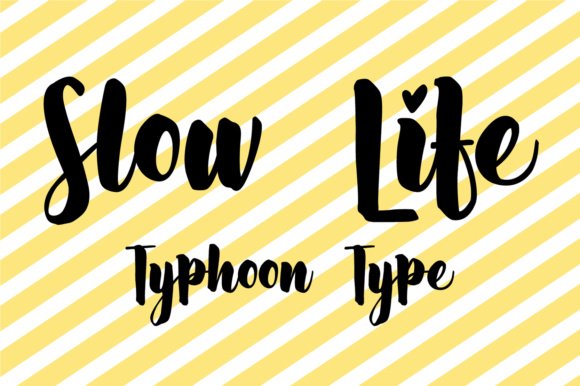 Slow Life Font - Featured Image