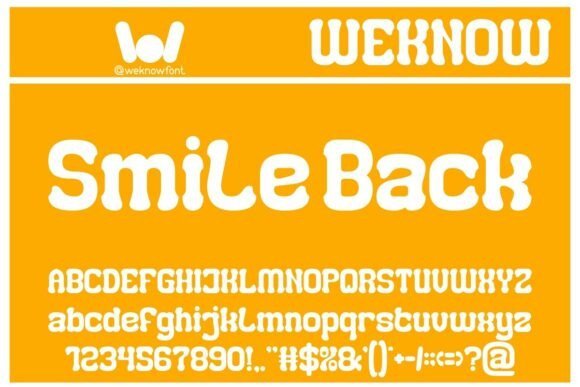Smile Back Font - Featured Image