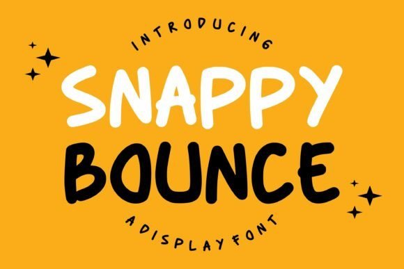 Snappy Bounce Font - Featured Image